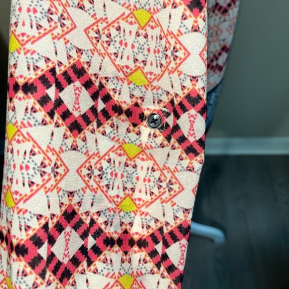 Anthropologie HD in Paris ‘Kaveri’ Pink Printed Blouse - Picture 11 of 14